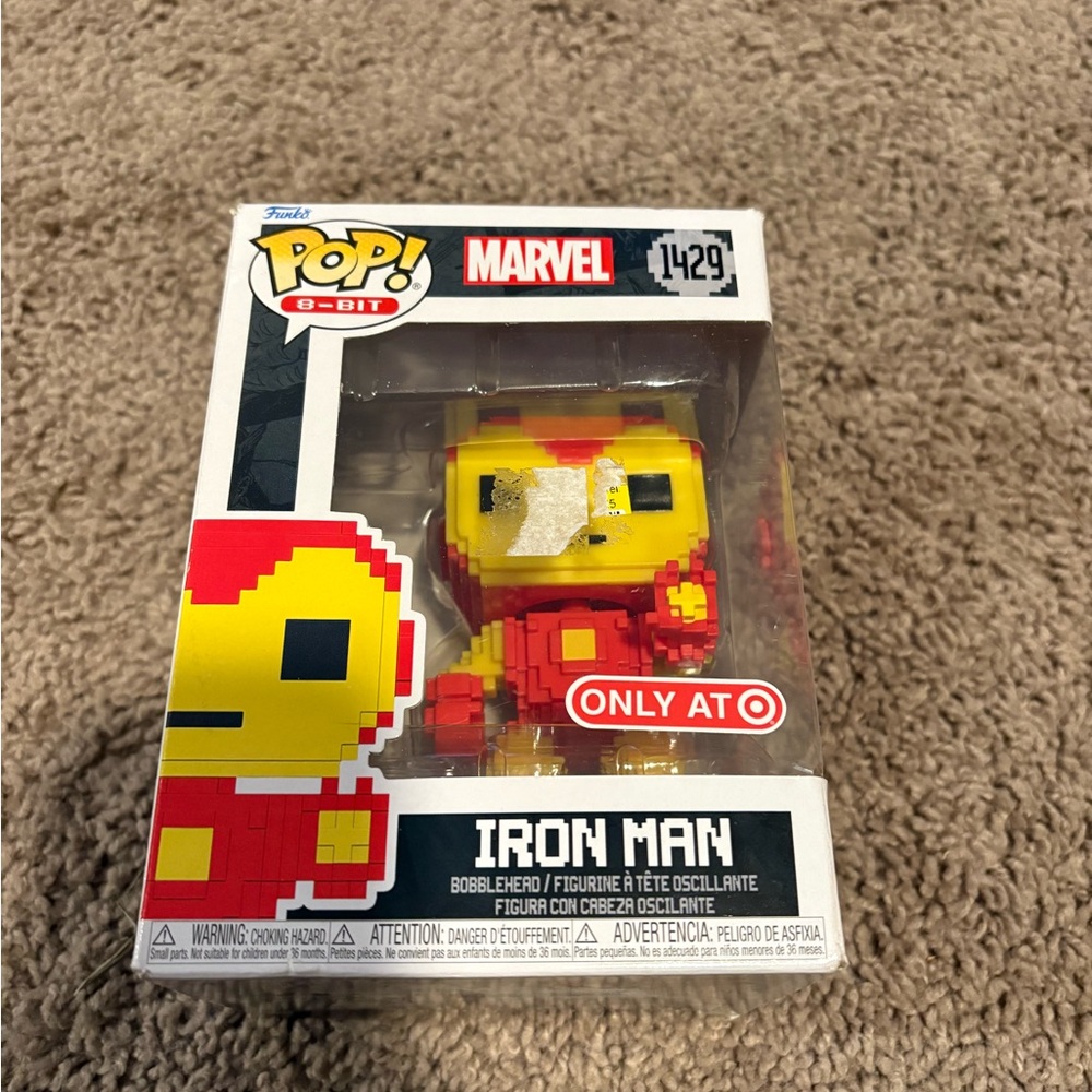 🆕 Funko Pop 8-Bit Iron Man Figure